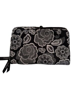 Thirty-One Black Lace Jewelry/Cosmetic Travel Bag